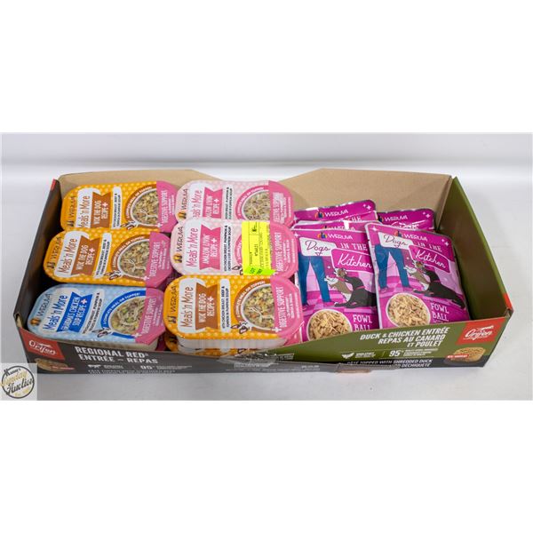 18 PIECE DOG FOOD- 12X100G WERUVA MEALS &