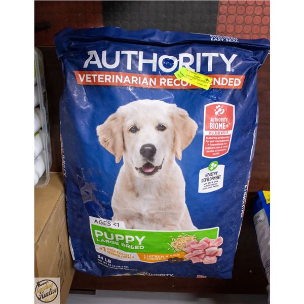 ATHORITY 34 LBS. CHICKEN/RICE PUPPY FOOD