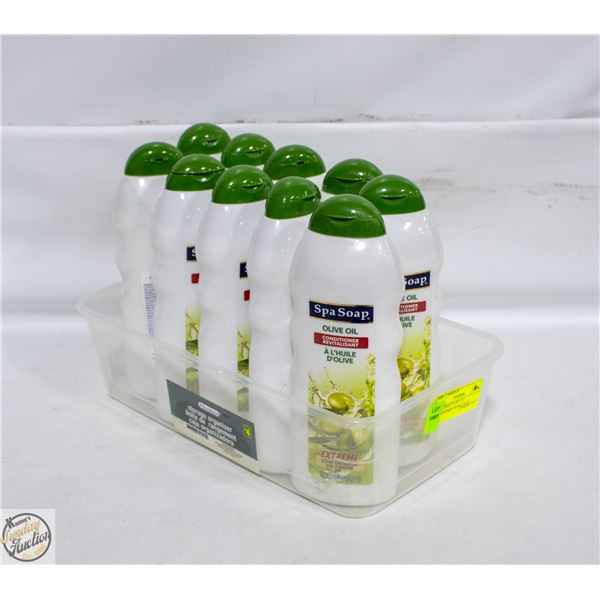 10 SPA SOAP OLIVE OIL CONDITIONER 590 ML EACH