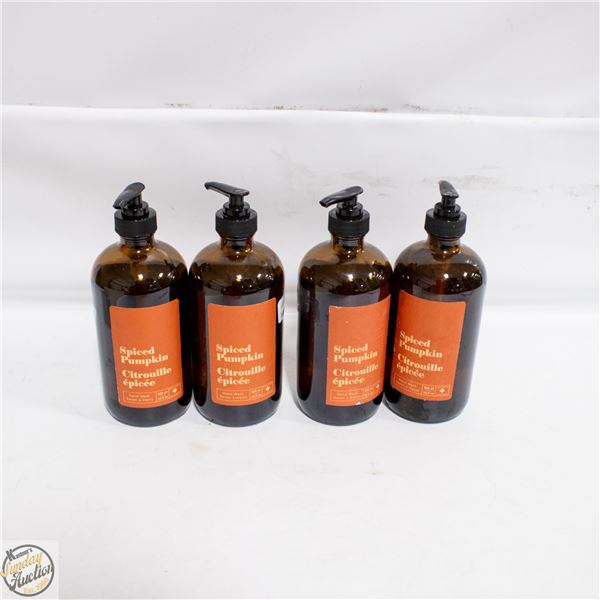 4 PUMPKIN SPICE LUXURY HANDWASH SOAP 500 ML