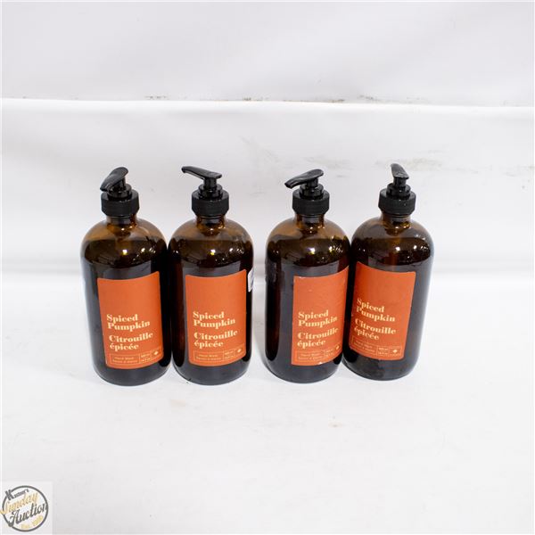 4 PUMPKIN SPICE LUXURY HANDWASH SOAP 500 ML