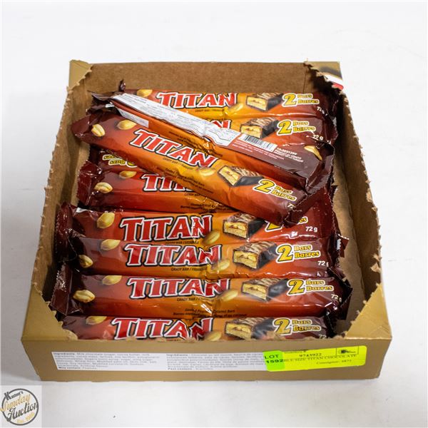 15 DOUBLE SIZE TITAN CHOCOLATE BARS