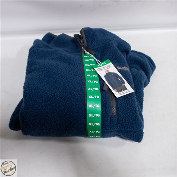 NEW MONDETTA MEN'S ¼ ZIP SIZE XL