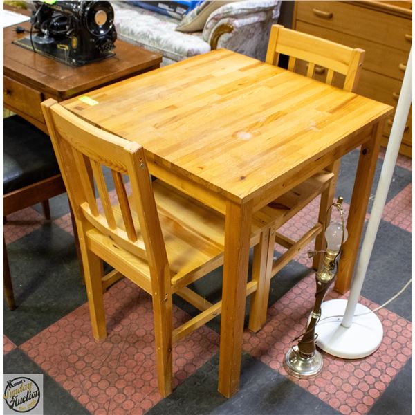 TABLE AND 2 CHAIRS