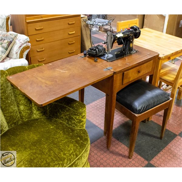 1948-1954 SINGER 15 SEWING MACHINE JC327955