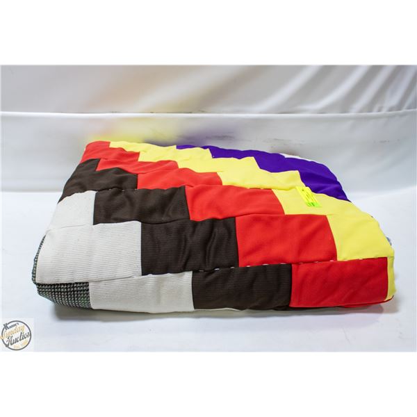 ESTATE LARGE OVERSIZED HANDMADE PATCHWORK BLANKET