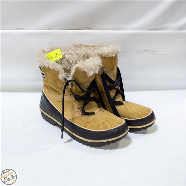 ESTATE SOREL LADIES SIZE 8 TIE UP BOOTS