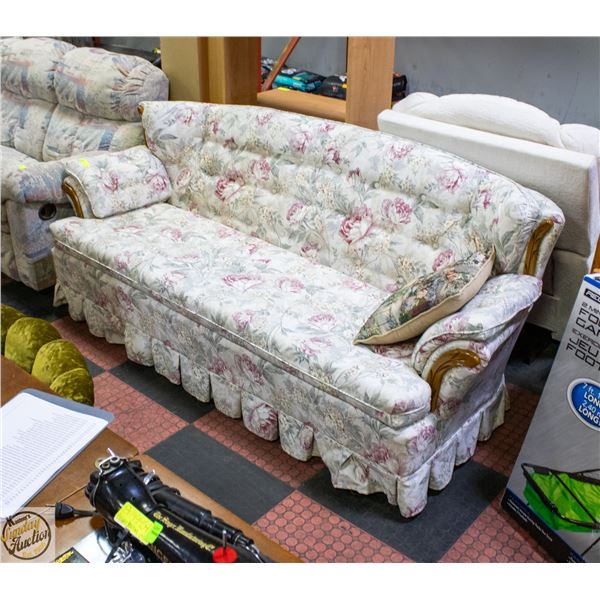 ESTATE FLORAL VINTAGE 3 SEATER SOFA COUCH