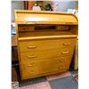 Image 1 : ESTATE WOODEN DESK (ROLL TOP NOT SMOOTH +