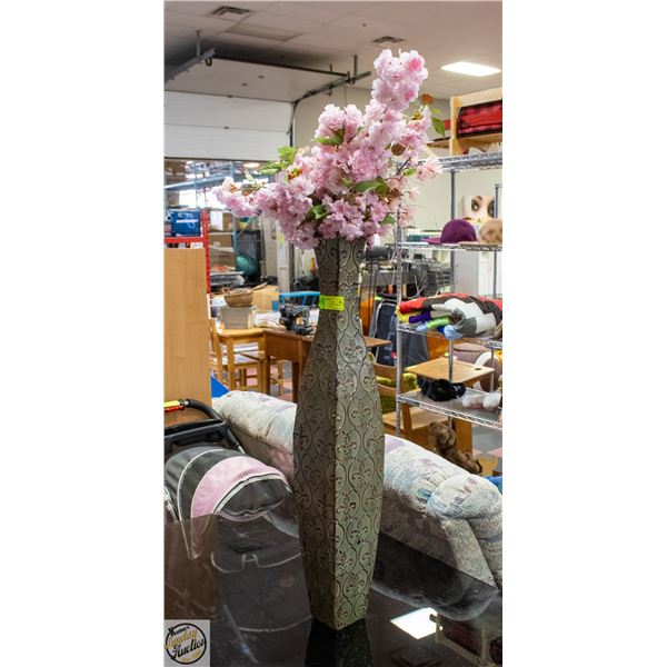 TALL VASE CHERRY BLOSSOMS & JAPANESE UMBRELLA