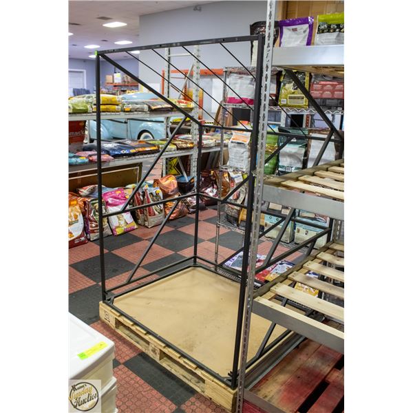 STEEL FRAME PALLET STORAGE 72.5" X 39" X 48"