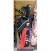 Image 1 : PING GOLF BAG WITH VARIOUS CLUBS AND