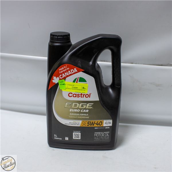 5L CASTROL 5W40 SYNTHETIC OIL