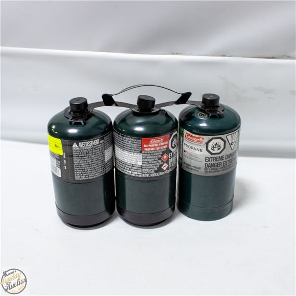 3PK CAMP PROPANE (MAY NOT BE FULL BOTTLES)