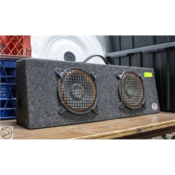 SUPERSOUND 2X 8" SUBWOOFER BOX 30" TOTAL