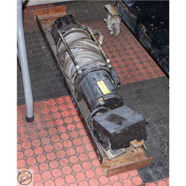 REW9000 HEAVY DUTY ELECTRIC WINCH 12V VEHICLE