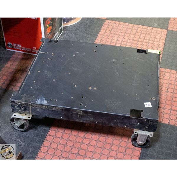HEAVY DUTY METAL ROLLING PLATFROM CASTOR WHEELS