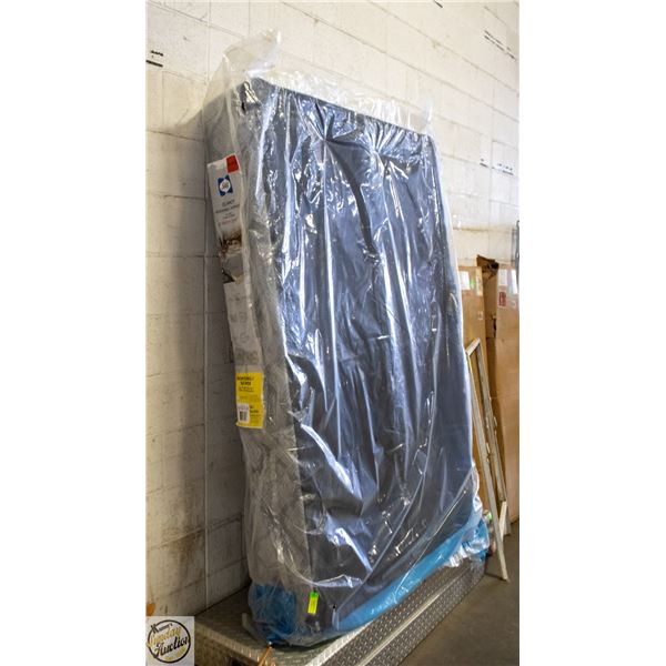 TWIN BOXSPRING 9.5"X53"X75" (UNOPENED IN PLASTIC)
