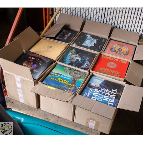 PALLET OF RECORDS: ROCK, POP, COUNTRY & MORE