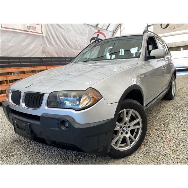 PARKSVILLE - 2006 BMW X3 SILVER 213361 KMS - C53489-2