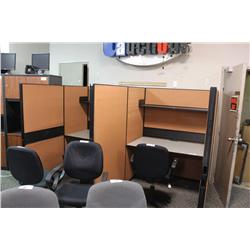 Global Boulevard 6 Person Telemarketing Workstion