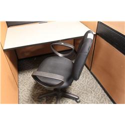 Black Loop Arm Task Chair