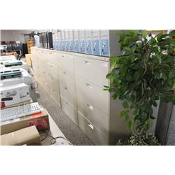 Beige 4 Drw. Lateral File Cabinet