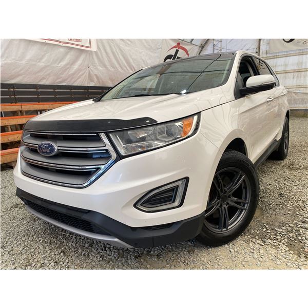 PARKSVILLE - 2017 FORD EDGE WHITE 181830 KMS - B85628-2