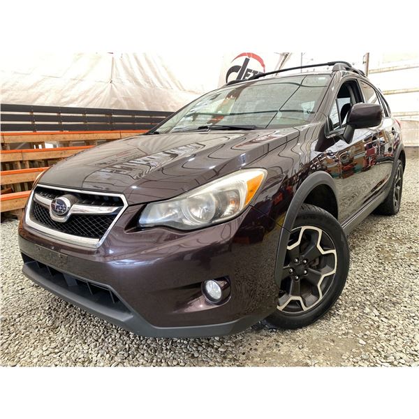 PARKSVILLE - 2013 SUBARU XV CROSSTREK PURPLE 260450 KMS - 852805-1