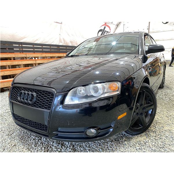PARKSVILLE - 2006 AUDI A4 BLACK 234990 KMS - 010142-3