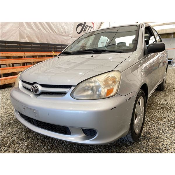 PARKSVILLE - 2004 TOYOTA ECHO SILVER 144441 KMS - 334776-3