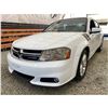 Image 2 : PARKSVILLE - 2011 DODGE AVENGER WHITE 132923 KMS - 526024-3