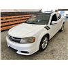 Image 3 : PARKSVILLE - 2011 DODGE AVENGER WHITE 132923 KMS - 526024-3