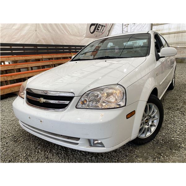 PARKSVILLE - 2005 CHEVROLET OPTRA WHITE 165858 KMS - 143509-2