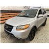 Image 3 : PARKSVILLE - 2009 HYUNDAI SANTA FE SILVER 203084 KMS - 292366-3