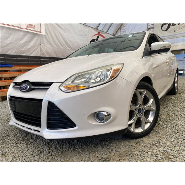 PARKSVILLE - 2012 FORD FOCUS WHITE 209732 KMS - 459524-2