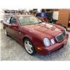 Image 9 : PARKSVILLE - 1999 MERCEDES-BENZ CLK-CLASS RED TMU  KMS - 074942-4