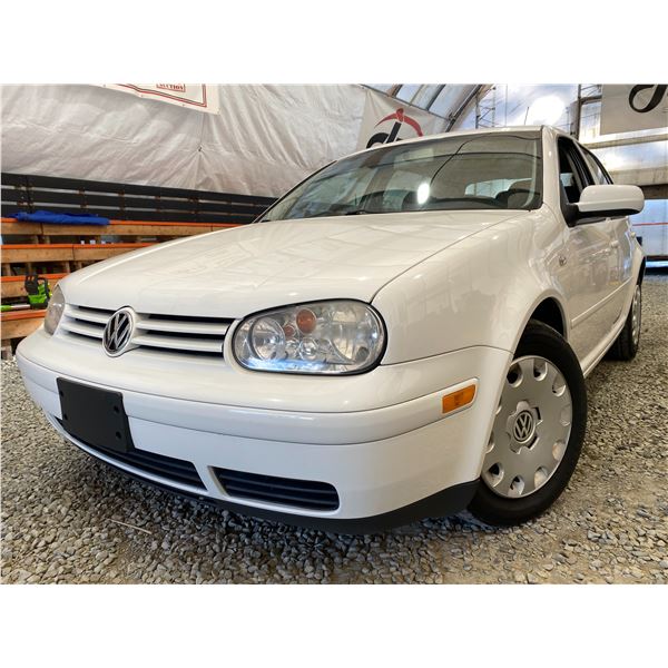 PARKSVILLE - 2007 VOLKSWAGEN GOLF  WHITE  164452 KMS - 009921-3