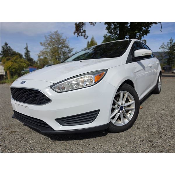 DUNCAN - 2017 FORD FOCUS WHITE 158441 KMS - 297212-3