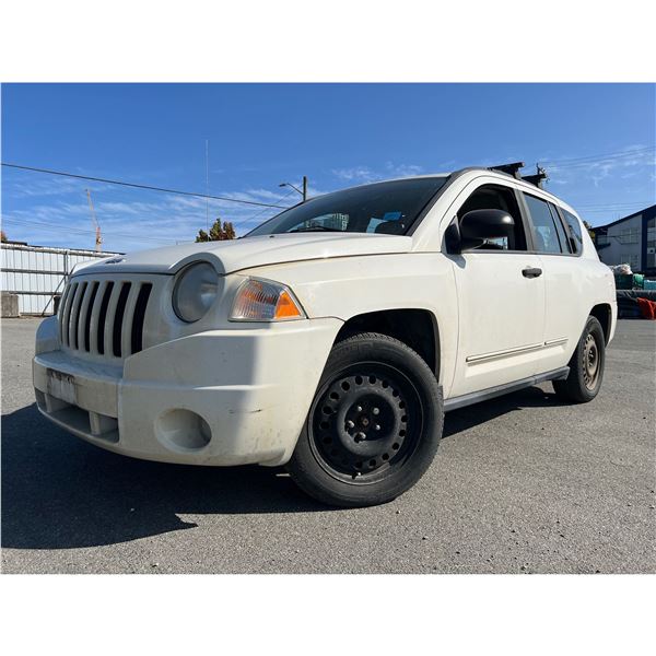"REMOTE SALE" - 2010 JEEP COMPASS WHITE 185486 KMS - 508692-3