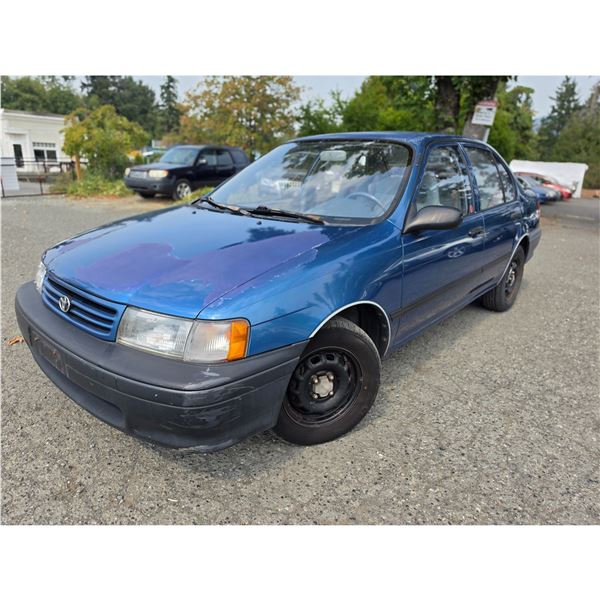 DUNCAN - 1992 TOYOTA TERCEL BLUE 248257 KMS - 166264-3