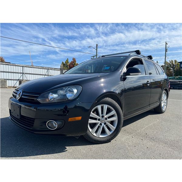 "REMOTE SALE" - 2012 VOLKSWAGEN GOLF WAGON BLACK 204037 KMS - 622389-3
