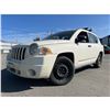 Image 1 : "REMOTE SALE" - 2010 JEEP COMPASS WHITE 185486 KMS - 508692-3