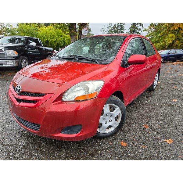 DUNCAN - 2007 TOYOTA YARIS RED 306967 KMS - 038862-1