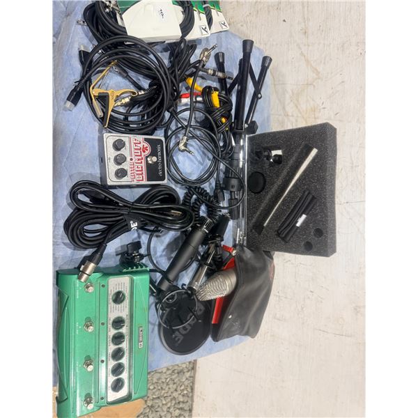 Line 6 DL4, Electro-Harmonix Big Muff Pedal & Audio Gear Lot