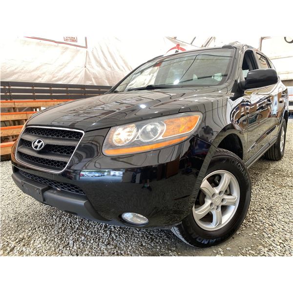 PARKSVILLE - 2008 HYUNDAI SANTA FE BLACK 269343 KMS - 212505-1