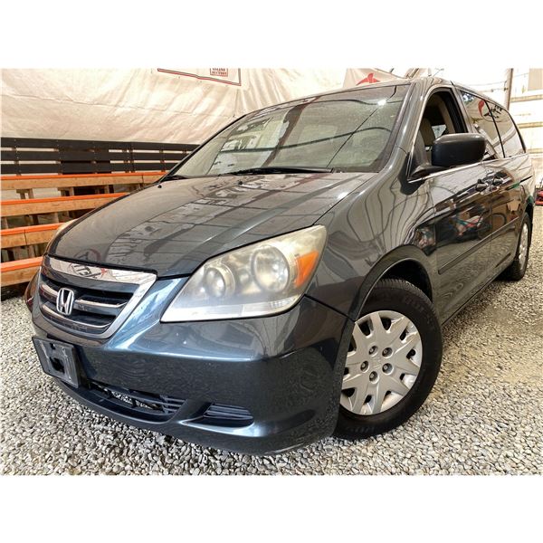 PARKSVILLE - 2006 HONDA ODYSSEY GREY 5 207,096 KMS - 111230-1