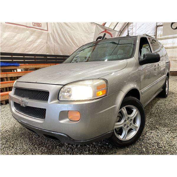 PARKSVILLE - 2006 CHEVROLET UPLANDER SILVER 222505 KMS - 185807-2