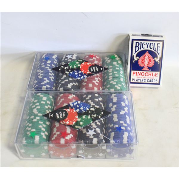 2 FULL CASES OF CARDINAL 11.5G POKER CHIPS