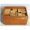 Image 1 : VINTAGE WOODEN DOMINO SET